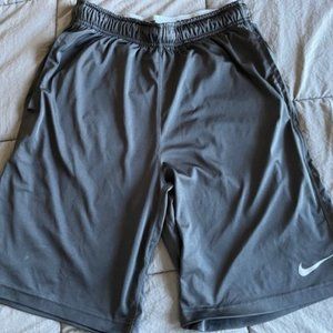 Nike Dri-FIT 9-in Shorts; Black, Medium